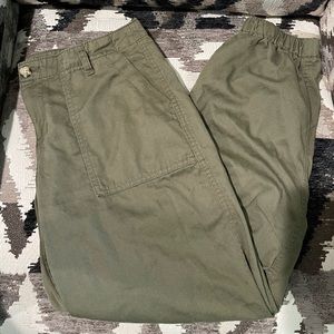 Olive green khaki jogger. Size 11